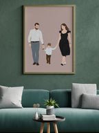 Custom illustration from photo – personalized gift or home décor Australia