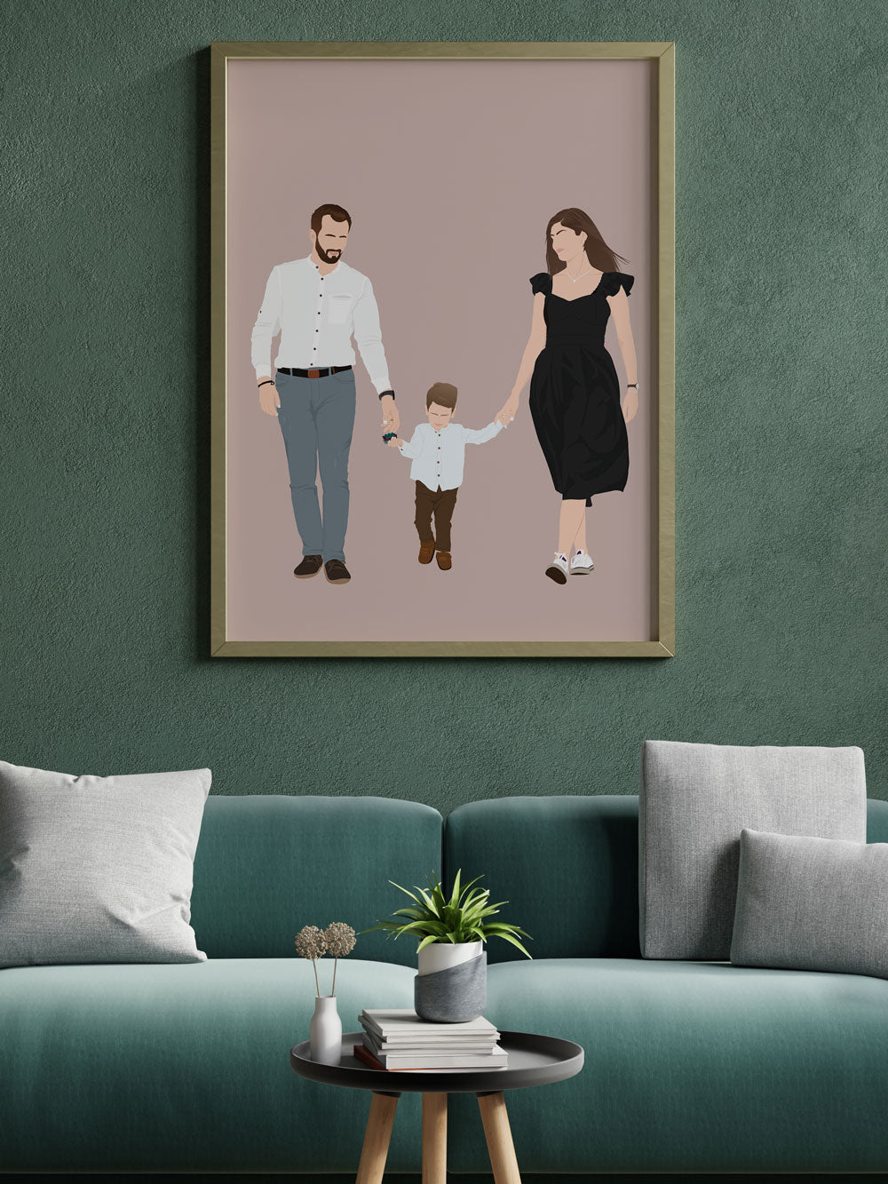 Custom illustration from photo – personalized gift or home décor Australia
