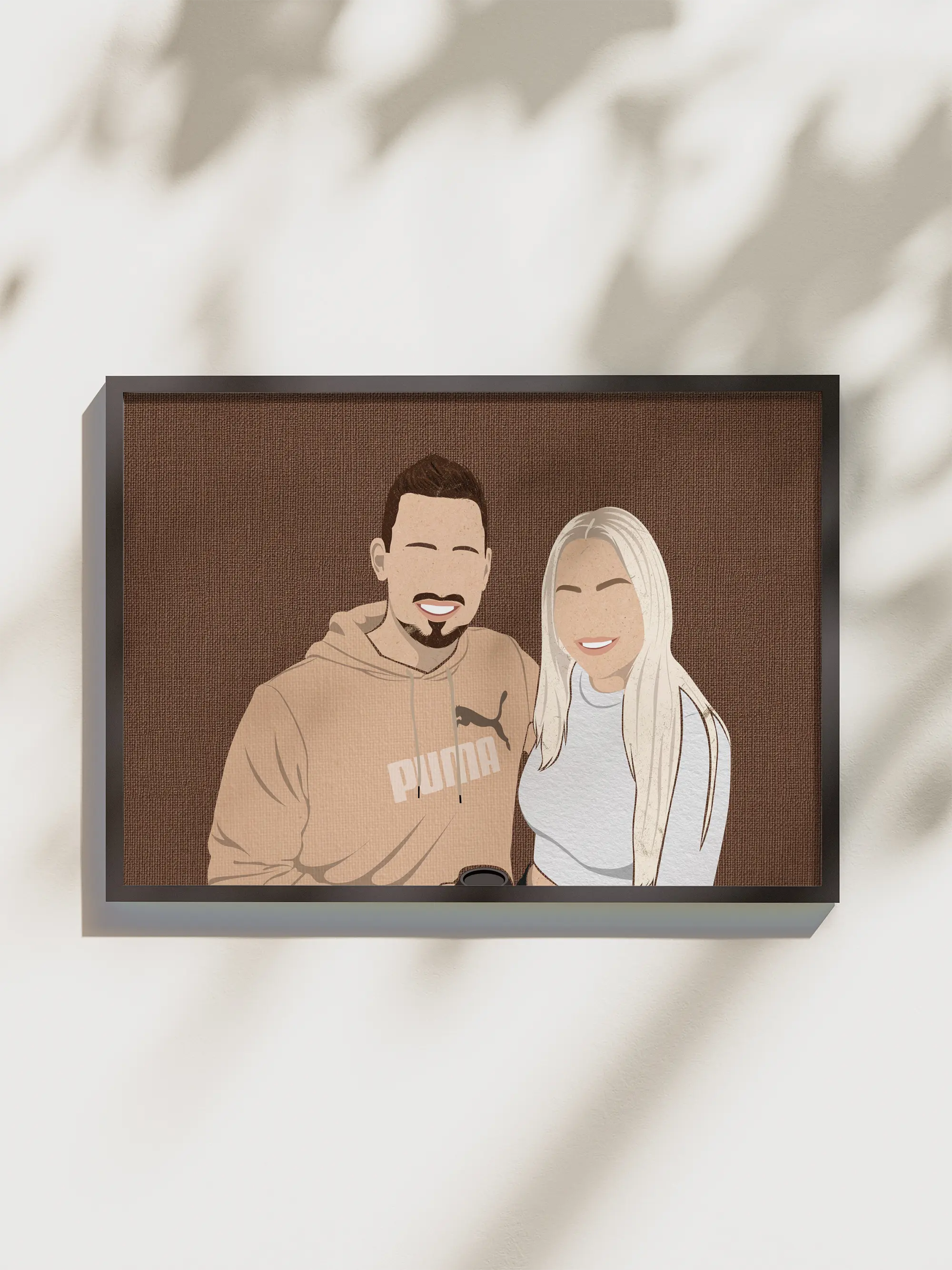 Personalized Textured Illustration – Custom Hand-Drawn Art for Keepsake Australia